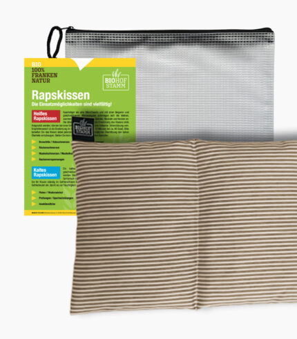 BIOLAND | RAPS | BIG<br>Wärme- und Kühlkissen<br>5-Kammern 60x20 cm